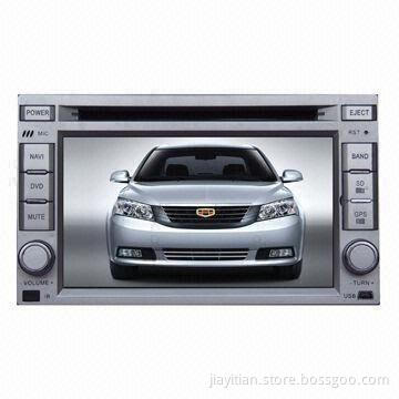 6-inch In-dash Car DVD Players, OE Fits for Geely EC725, Supports BT, TV, GPS and iPod Functions
